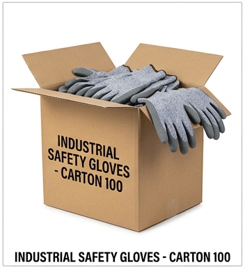 Industrial Safety Gloves - Carton 100
