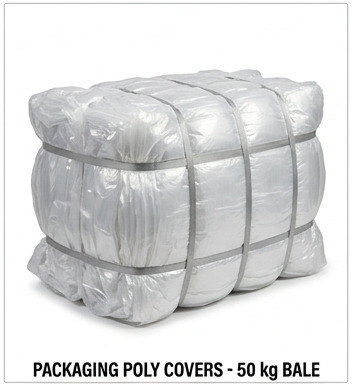 Packaging Poly Covers - 50 kg Bale